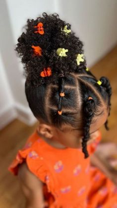 From everyday looks to special occasion styles, we've got the best toddler hairstyle trends for 2024! Keep your little one's hair neat and stylish with these must-try ideas. 💇‍♀️✨ #ToddlerStyle #TrendingHairstyles #KidsHair Simple Girl Hairstyles Kids Black, Little Black Hairstyles Kids, Preschool Hairstyles Girl Black, Toddler Hairstyles Black Kids, Hair Styles For Little Black Girls Easy, Quick Little Black Girls Hairstyle, Curly Hair Styles For Kids, Kids Ponytail Hairstyles Black Natural, Simple Hairstyles For Black Girls Kids