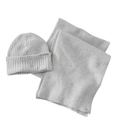 This versatile gift set features our super-cozy Rib Knit Beanie with matching scarf. They both match perfectly with all of our outerwear. 90% polyester/6% nylon, /4% spandex. Handwash; dry flat or line dry. Soft and durable rib knit. Imported. | Adults' Rib Knit Hat and Scarf Gift Set, Synthetic/Nylon Rib Knit Hat, Knit Hat And Scarf, Soft Hats, Womens Hat, Hat And Scarf, Winter Hats Beanie, Scarf Gift, Cold Weather Accessories, Knit Hat