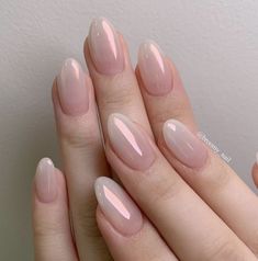 Ombre Chrome Nails, Unghie Sfumate, Subtle Nails, Gradient Nails, Neutral Nails, Classy Nails, Chic Nails, Fancy Nails, Short Acrylic Nails