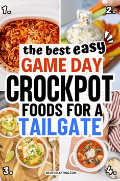 the best game day crockpot foods for tailgates are on this list