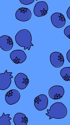 Blueberry doodle wallpaper Fun Simple Wallpaper, Blue Doodle Wallpaper, Blueberry Wallpaper Iphone, Blueberry Phone Wallpaper, Blue Blob Wallpaper, Blueberries Background, Blueberry Wallpaper, Cool Slogans, Cocoppa Wallpaper