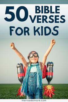 50 Bible Verses for Kids Truth For Kids, Scriptures For Kids, Inspiring Bible Verses, Verses For Kids, Motivation For Kids, Family Bible Study, Uplifting Scripture, Motivational Bible Verses, Bible Verses For Kids