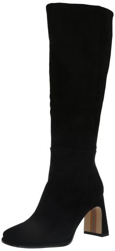 PRICES MAY VARY. Sam Edelman Issabel The perfect boot exists, and Issabel is proof. With an elegant tall silhouette and a cool flared heel, you'll want to wear them all this season (and the next one, too). Heel Height: 3.125 Inches Closure: Zipper Boots Knee, Sam Edelman, Knee High Boots, Black Suede, Knee High, Heel Height, Shoe Boots, The Next, Women Shoes