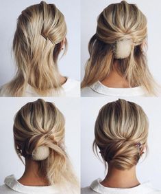 Summer Hairstyles For Medium Hair, Peinados Fáciles Para Cabello Corto, Bridesmaid Hair Updo, Penteado Cabelo Curto, Short Hair Updo