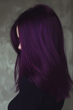 Dyed Hair Purple, Pretty Hair Color