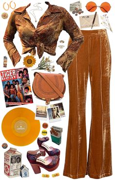 Men Disco, 70s Outfit, 70s Fashion Outfits, 70s Inspired Outfits, Look 80s, Outfits 70s, Outfits Vintage