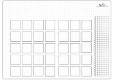 the printable calendar is shown in black and white, with dotted lines on it