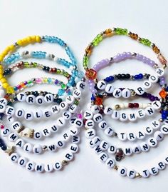 10 Pack Assorted Disney Themed Friendship Bracelets Cast - Etsy Multicolor Themed Friendship Bracelets, Multicolor Themed Beaded Bracelets For Friendship, Personalized Themed Friendship Bracelets, Customized Themed Friendship Bracelets, Disney World Rides, Disney Bracelet, Bracelet Inspo, Friendship Bracelets Designs, Bead Charms Diy