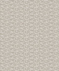 a white and gray wallpaper with small flowers on it