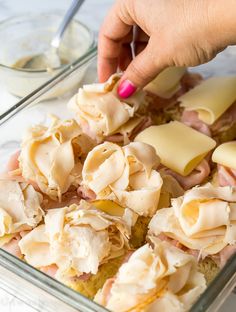 Chicken Cordon Bleu Sliders, Cordon Bleu Sliders, Creamy Chicken Cordon Bleu, Cordon Bleu Casserole, Chicken Cordon Bleu Casserole, Deli Ham, Chicken Cordon, Honey Mustard Sauce