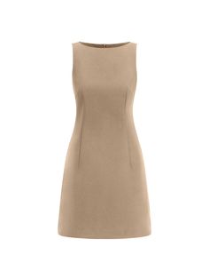 Details Composition: 92% Polyester, 8% Elastane Design: Plain Style: Casual, Elegant Thickness: Regular Sheer: No Material: Woven Fabric Sleeve Length: Sleeveless Neckline: Straight neck Occasion: Leisure Size & Fit Dresses Length: Short Stretch: Slight Stretch Fit Type: Slim Fit Size Length Hips Waist Bust XS 82.5 92 67 86 S 84 96 71 90 M 85.5 100 75 94 L 87 104 79 98 XL 88.5 108 83 102 XS 32.5 36.2 26.4 33.9 S 33.1 37.8 28 35.4 M 33.7 39.4 29.5 37 L 34.3 40.9 31.1 38.6 XL 34.8 42.5 32.7 40.2 Care Instructions Maximum washing temperature 30°C Do not bleach Wash with similar colours Iron at a maximum of 110°C/230°F Do not dryclean