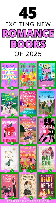 From steamy new college romances (Deep End by Ali Hazelwood) to charming small-town tales (Story of My Life by Lucy Score), and even rom-coms featuring jilted brides (Jilted by Vi Keeland), 2025 is bringing an exciting array of highly anticipated books to our shelves #romancebooks #newromancebooks #newbooks2025 #romancebooks2025 #bookstoread #books #bestbooks #bookrecs #romancebookrecs  ​ 2025 Books, Reading For Pleasure, New Romance Books, Vi Keeland, Lucy Score, Books I Should Read, Reading Is Fun, Bookworm Gifts, College Romance