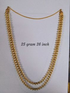 Long Chains Indian Gold 30 Grams, Long Haram, Mala Jewelry, Neck Pieces Jewelry, Antique Gold Jewelry Indian, Handmade Gold Jewellery