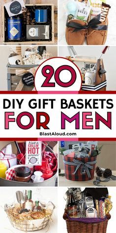 the top 20 diy gift baskets for men