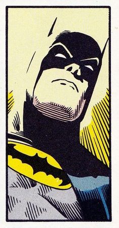 an image of a batman with yellow and black colors