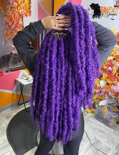 Purple Box Braids, Short Locs Hairstyles, Quick Weave Hairstyles, Pelo Afro, Quick Braided Hairstyles, Twist Braid Hairstyles, Protective Hairstyles Braids