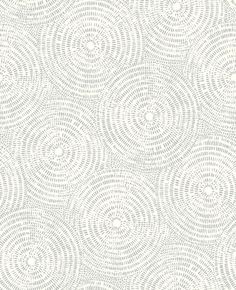 Vatten Platinum Geometric Wallpaper Wallpaper Boulevard, Brewster Wallpaper, A Street Prints, Wallpaper Textured, Shibori Pattern, Contemporary Wallpaper, Fabric Houses, Grey Prints, Geometric Wallpaper