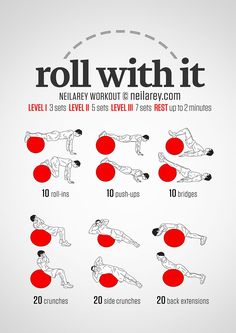 a poster with instructions on how to do an exercise