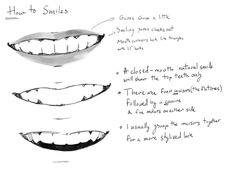 an image of teeth and mouth shapes