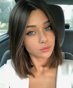 Brown Shoulder Length Hair, Below Shoulder Length Hair, Short Shoulder Length Hair, Shoulder Length Hair With Bangs, Medium Bob Hairstyles, Shoulder Length Hair Cuts, Brown Blonde Hair