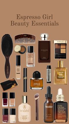 #espressogirl Sephora Wishlist Ideas, Espresso Makeup, Sephora Products, Handbag Essentials, Buy List, Glow Up Tips, Body Skin Care Routine, Perfume Collection, Beauty Essentials