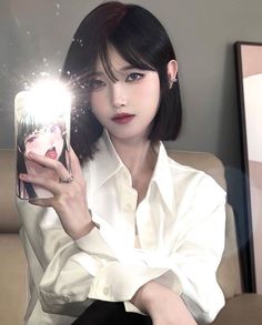 Ulzzang Short Hair, Medium Long Haircuts, Cover Dance, Short Dark Hair, Happy New Year 2023, New Year 2023, Girl Short Hair, Hair Reference