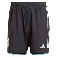 Let your Minnesota United FC pride shine wherever you may be by grabbing these sweet 2024 Home Authentic Shorts from adidas. Along with a comfortable elastic waistband, these shorts offers moisture-wicking AEROREADY technology to keep you fresh and focused. On top of that, the striking Minnesota United FC graphics let everyone know you're a devoted fan. Material: 100% Recycled Polyester Elastic waistband Heat-sealed graphics Brand: adidas Machine wash, tumble dry low Inseam for size M measures a Casual Adidas Bottoms With Logo, Casual Adidas Bottoms With Short Length, Athleisure Bottoms With Three Stripes Branding And Short Length, Athleisure Bottoms With Three Stripes Branding In Short Length, Athleisure Shorts With Three Stripes Branding, Athleisure Bottoms With Three Stripes, Short Length, Adidas Sportswear Shorts With Three Stripes, Adidas Sportswear Athletic Shorts With Three Stripes, Sportswear Shorts With Three Stripes