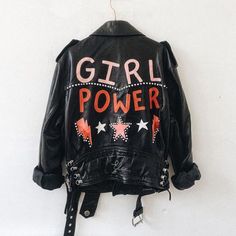 Customized Clothes, Cole Sprouse, Girl Gang, Black Leather Jacket, Inspiration Mode, Shadowhunters, Look Cool, Lany, Girl Power