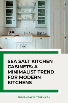 sea salt kitchen cabinets a minimalist trend for modern kitchens