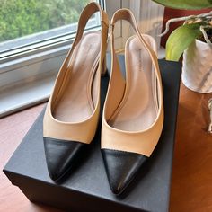 Banana Republic Nude And Neutral Low Block Heel Shoes *New In Box* Never Worn Outside. Excellent Condition. Great For The Office Or Formal Wear. Size 8.5 Low Block Heel Shoes, Block Heel Shoes, Low Block Heels, Heel Shoes, Black And Tan, Formal Wear, The Office, Shoes Women Heels, Stylish Outfits