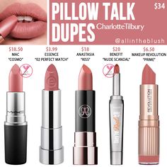 Your Lips But Better Lipstick, Velvet Teddy Mac, Matte Make Up, Mac Velvet Teddy, Pillow Talk Lipstick, Revolution Lipstick, Charlotte Tilbury Lipstick, Charlotte Tilbury Pillow Talk, Mac Cosmetics Lipstick