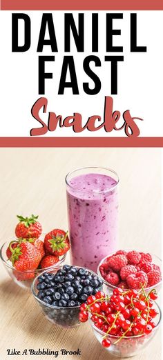 a book cover with berries and smoothies on it