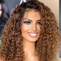 Wavy Human Hair Wigs With Bangs For Women Scalp Base Top Full Machine Made Wigs | eBay Human Hair Curly Wigs, Curly Ombre, Natural Hair Stylists, Hair Color Shades, Natural Wigs, Hair Medium, Colored Wigs, Short Bob Wigs, Ombre Color