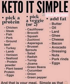 Keto Vegan, Keto Food List, Perfect Keto, Keto Diet Menu, Keto Recipes Dinner