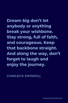 charles r swindoll quote about dream