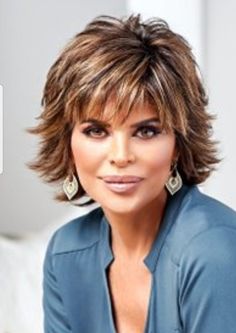 Lisa Rinna Haircut, Choppy Bob Hairstyles, Short Human Hair Wigs, Short Hairstyles For Thick Hair, Short Choppy Hair