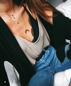 Bralette Outfit, Edgy Style, Moda Vintage, Looks Style, Edgy Fashion