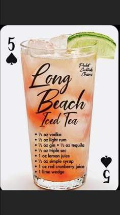 a long beach iced tea with lime and ice