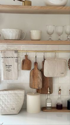 the kitchen is clean and ready to be used as a cook's countertop