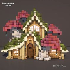 an image of a house made out of lego blocks