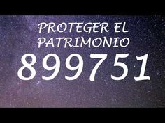 the words protegere el patrimonio 899751 are written in white