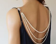 Pearl Sleeves Design, Pearl Back Necklace, Arm Jewellery, Shoulder Jewellery, Bridal Jewelry Pearl, Beaded Sleeves, Crystals Wedding, Arm Jewelry