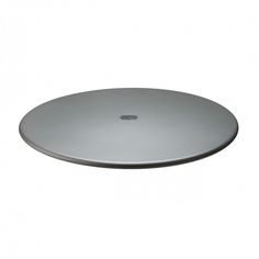 an image of a round metal plate on a white background for use as a table top