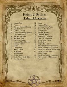 38 Potions and Recipes for Homemade Halloween Spell Book - Instant Digital Download Bath Oil Recipe, Potion Recipes, Crystals Meanings, Halloween Spell Book, Witch Spells, Witch Names, Potions Recipes, Halloween Spells, Spells For Beginners