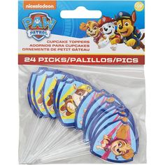 paw patrol party plates, 24ct pack - 4pk / pkg