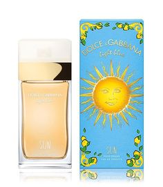 Dolce & Gabbana Light Blue Sun Eau De Toilette Spray 3.4 oz Light Blue Dolce Gabbana, Luxury Fragrance, Dolce E Gabbana, Dolce & Gabbana