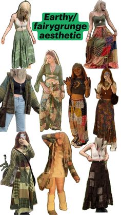 Earthy Aesthetic Outfits, Fairy Aesthetic Outfit, Nerdy Outfits, Slay Outfits, Thrifted Outfits