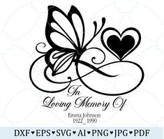 the loving memory of emma johnson, 1932 - 1950 logo design by dxp designs