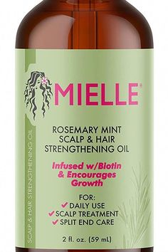 Amazon.com: Mielle Organics Rosemary Mint Scalp & Hair Strengthening Oil for All Hair Types, 2 Ounce : Beauty & Personal Care Hair Strengthening Oil, Mielle Organics, Everyday Hair, Lustrous Hair, Rosemary Mint, Dry Scalp