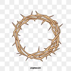 a crown of thorns on top of a white background with the word jesus in it